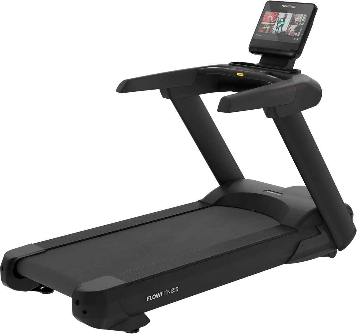 Bėgimo takelis flow-fitness-perform-pro-t6i TFT Profesionalios švieslentės sporto salėms ir arenoms